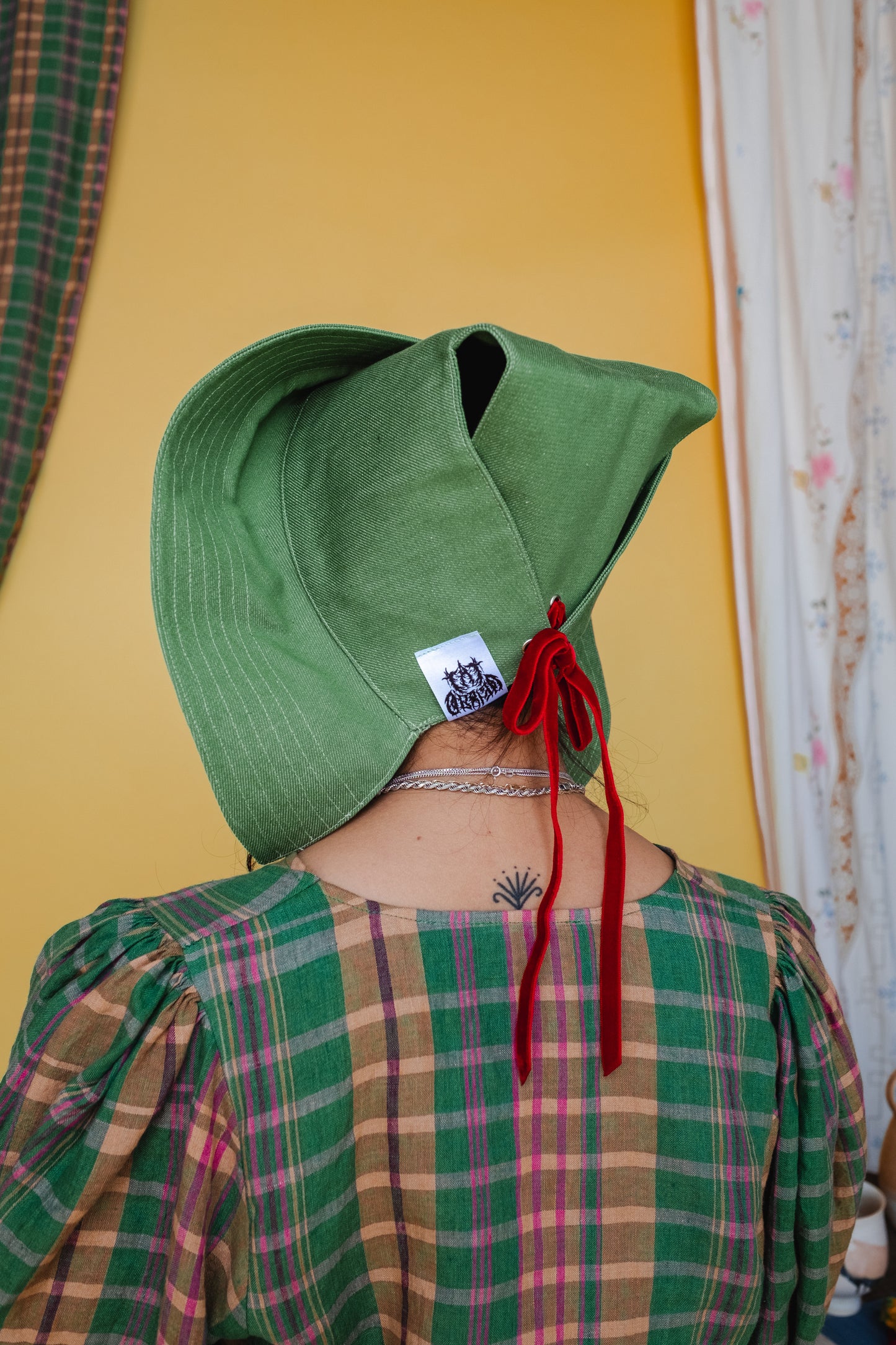 Tapuh x Amber Bardell x Cat O'Brien Sun Bonnet - Birdie Whirl