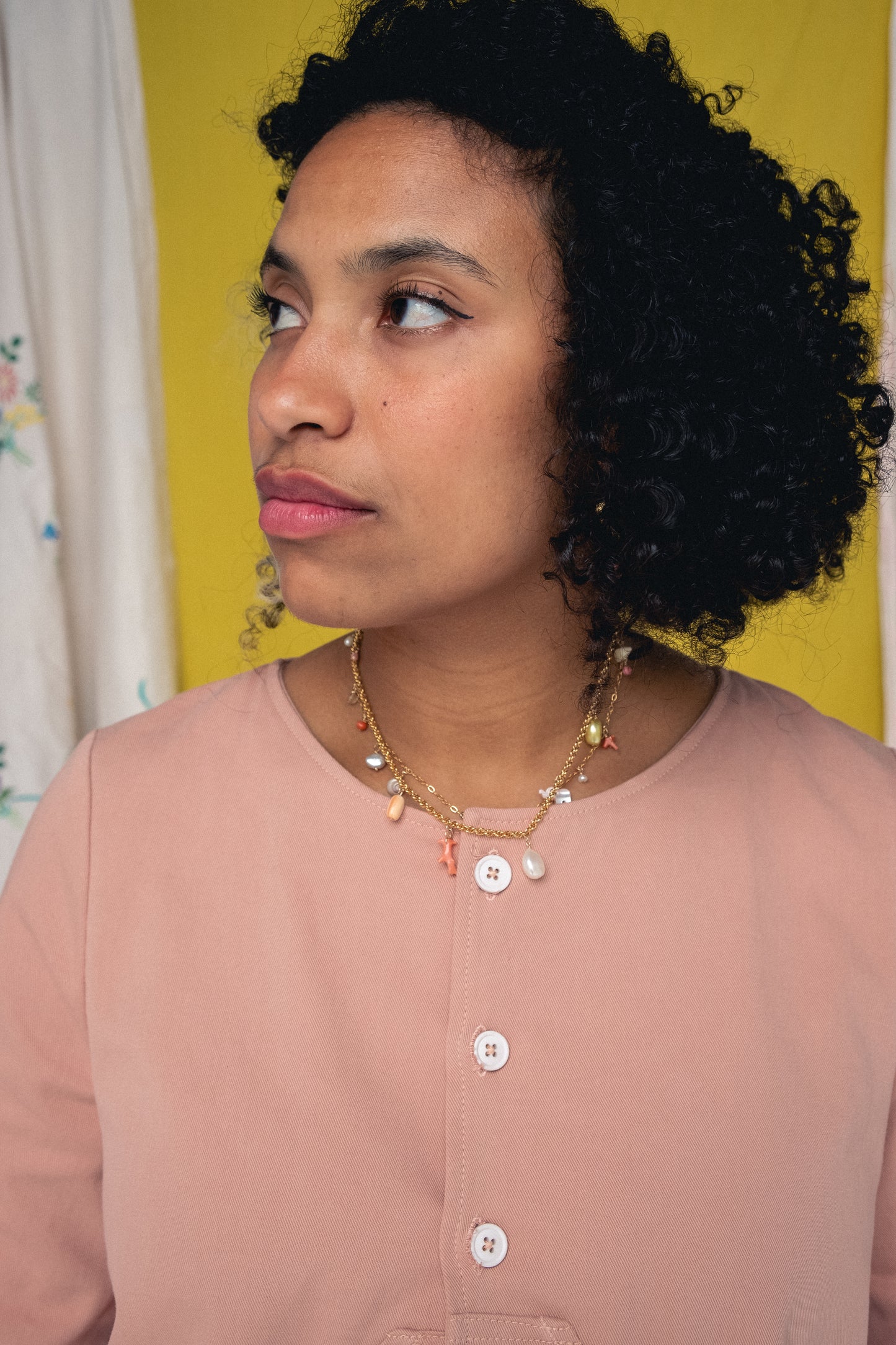 Paloma Smock Top Bisque