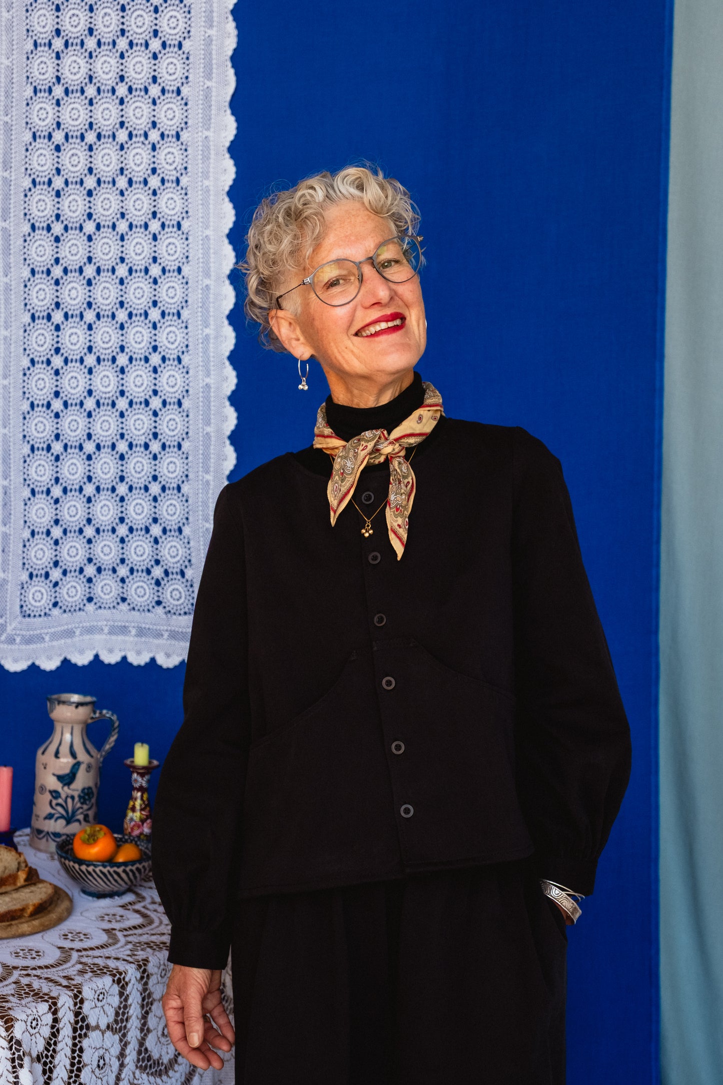 Paloma Smock Top Nero