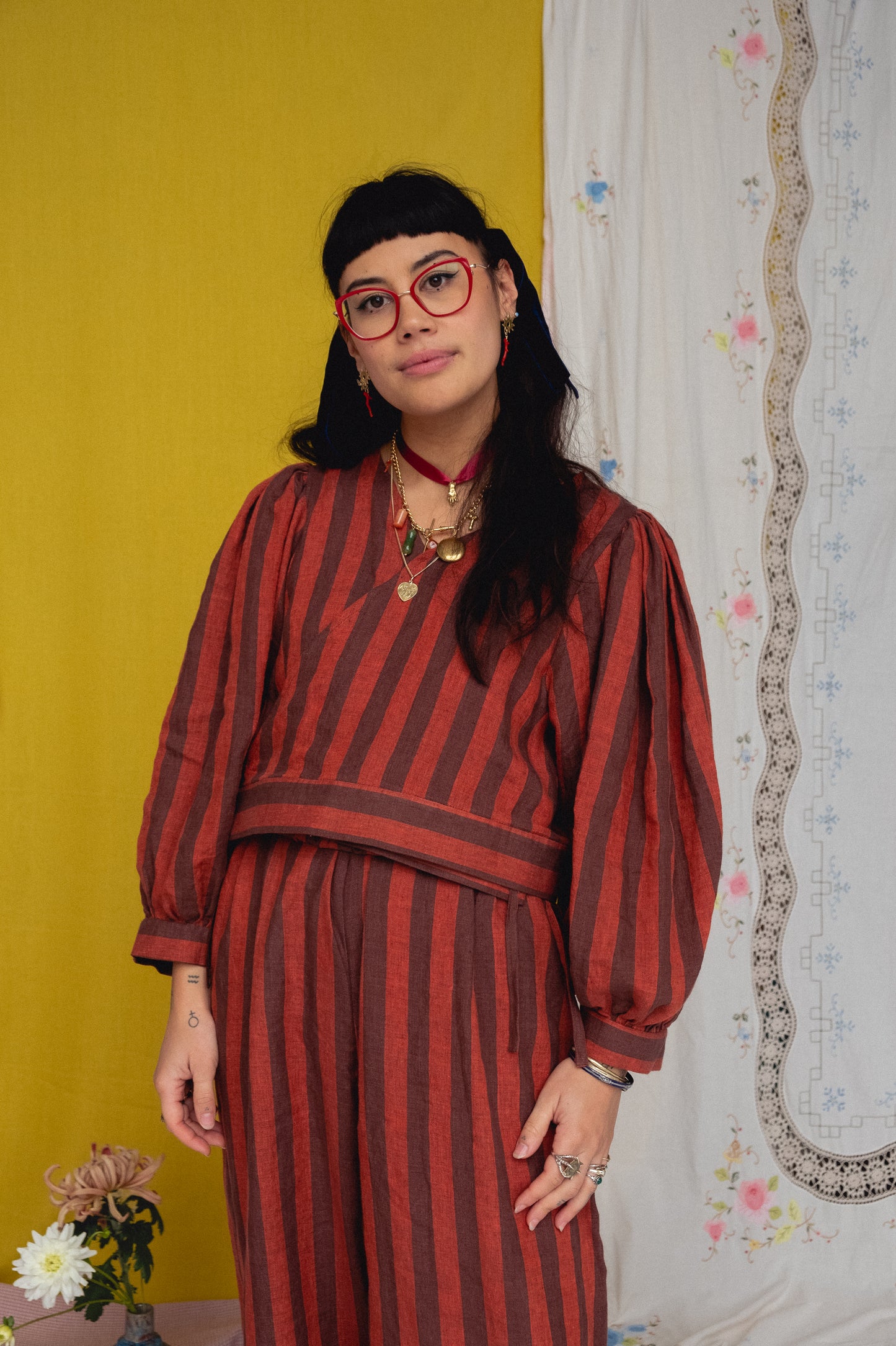 Cloud 9 Top Cacao Stripe