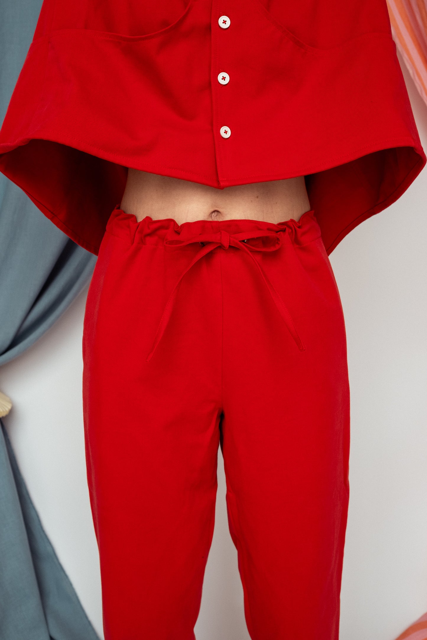 Ready To Ship - Roberta Slacks Capsicum, Size M