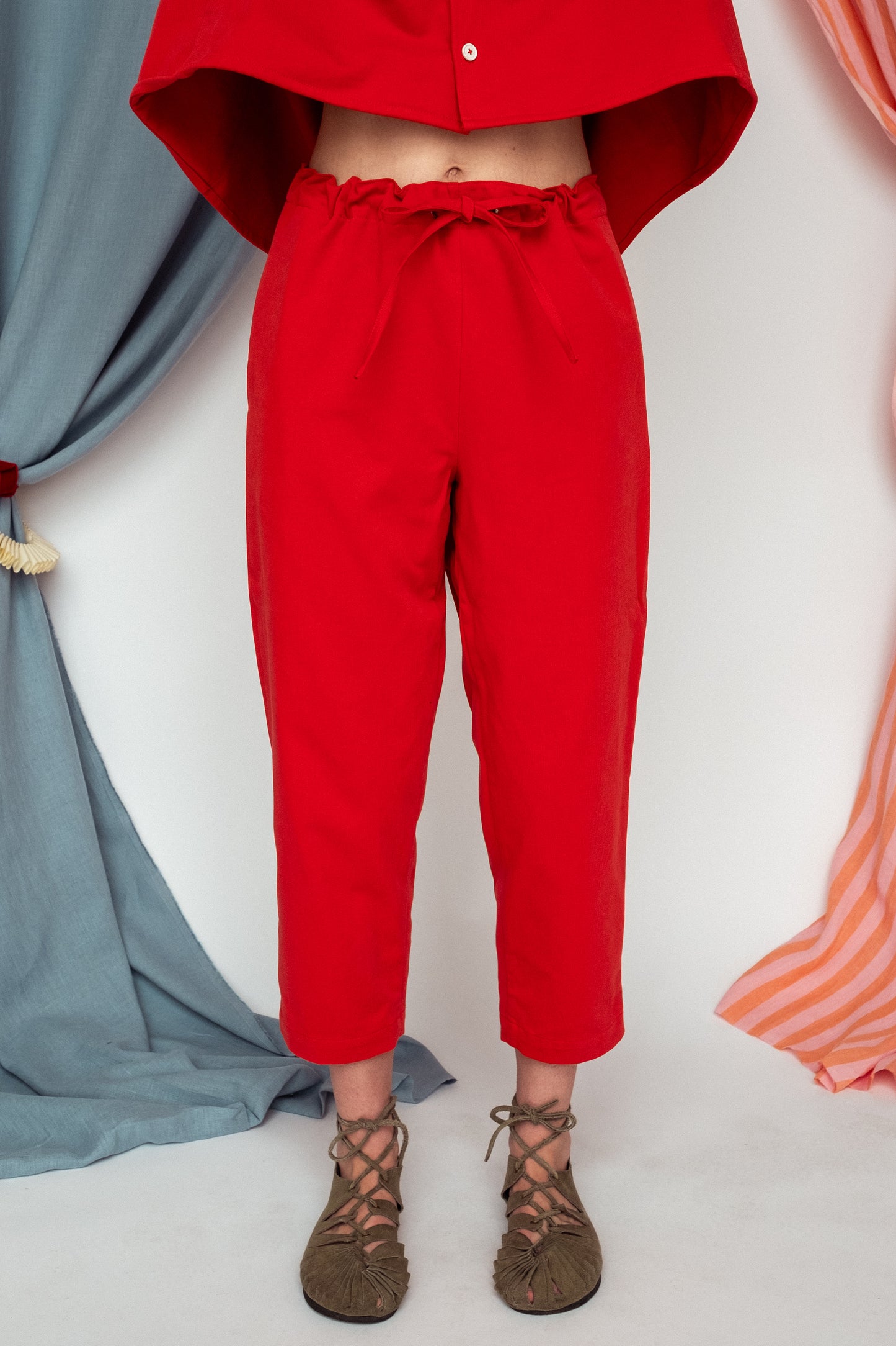 Ready To Ship - Roberta Slacks Capsicum, Size M