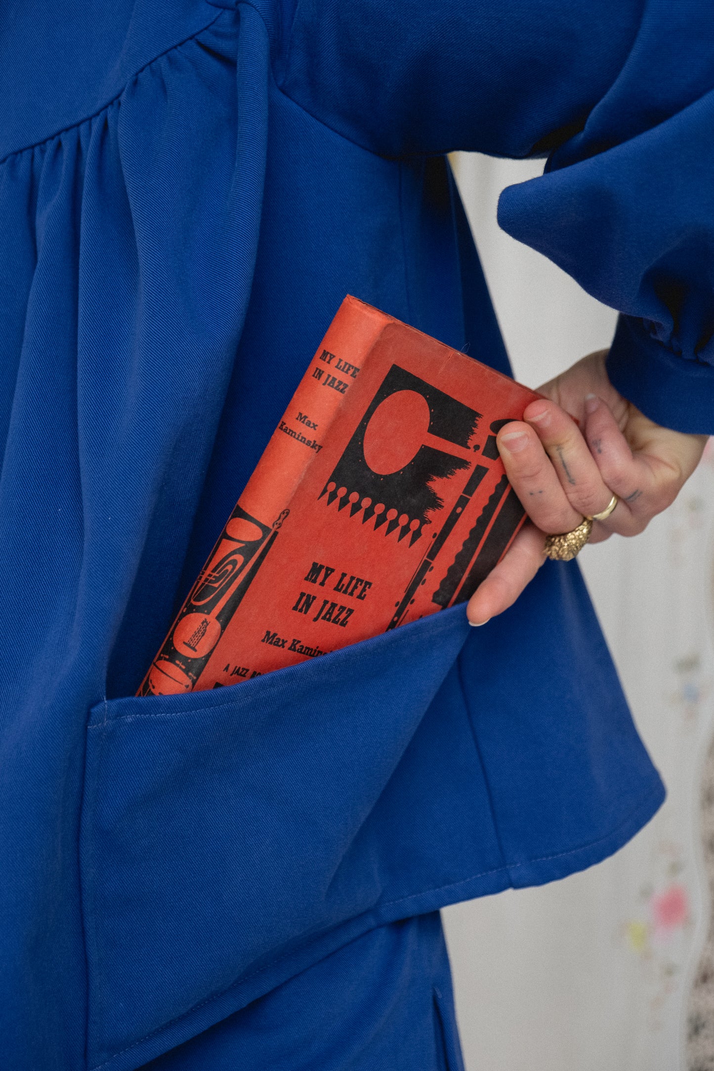 Paloma Smock Top Cornflower