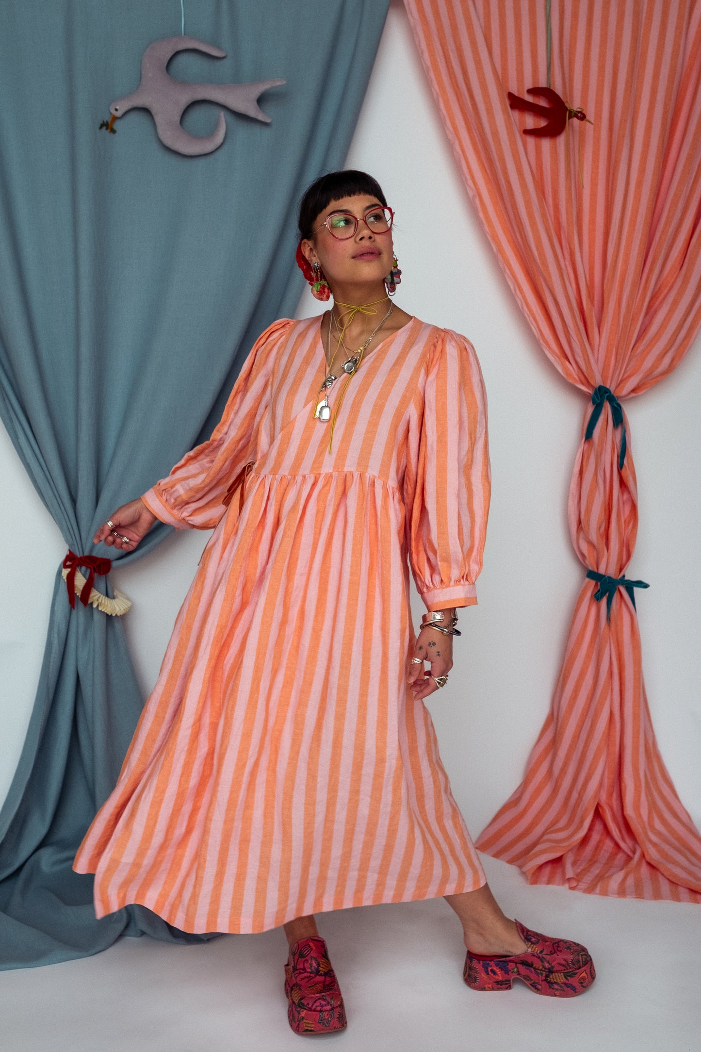 Ready To Ship - Cloud 9 Dress Fruit Salad, Size M