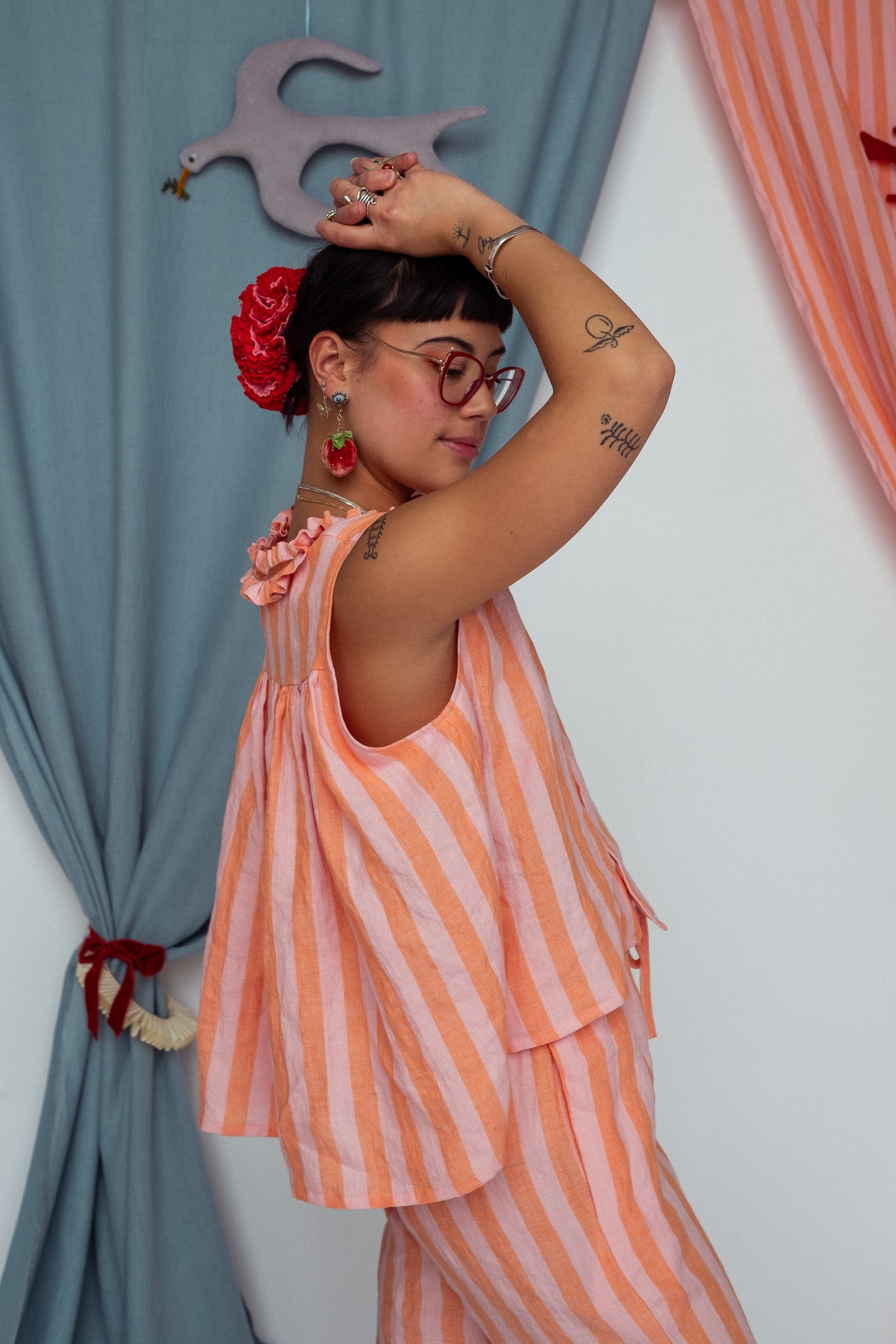 Paloma Smock Top Fruit Salad - Sleeveless