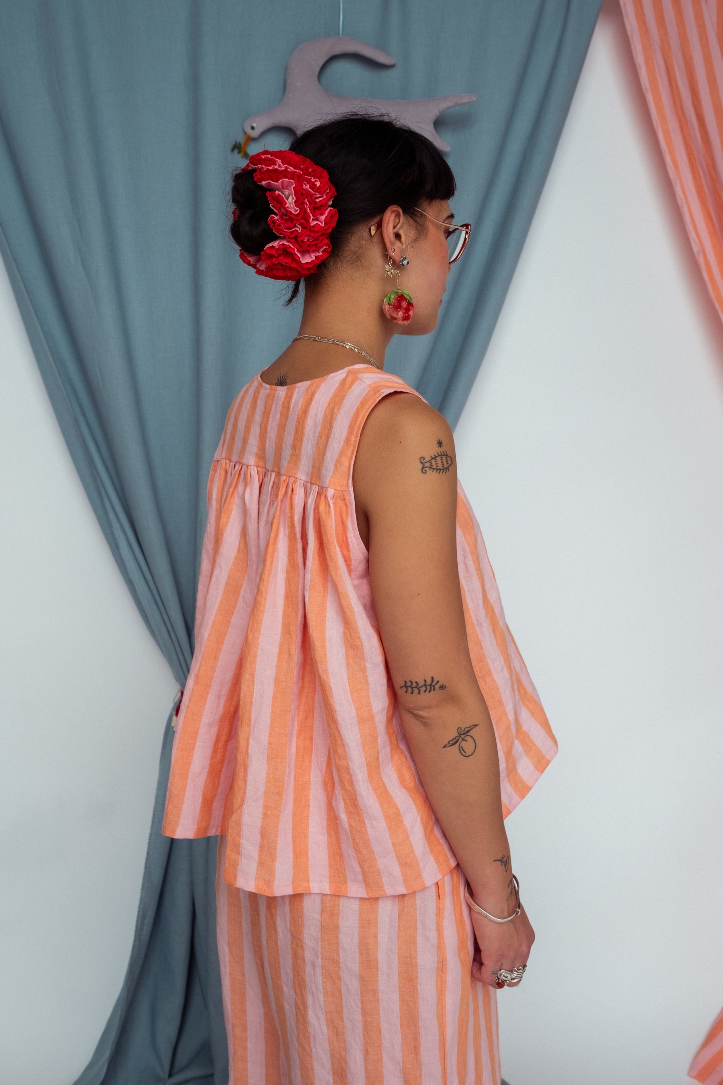 Paloma Smock Top Fruit Salad - Sleeveless