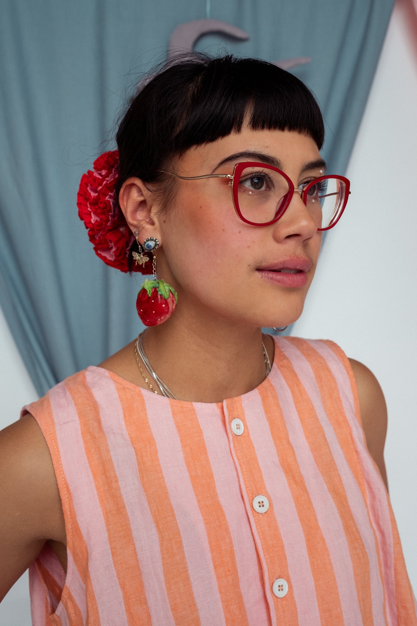 Paloma Smock Top Fruit Salad - Sleeveless