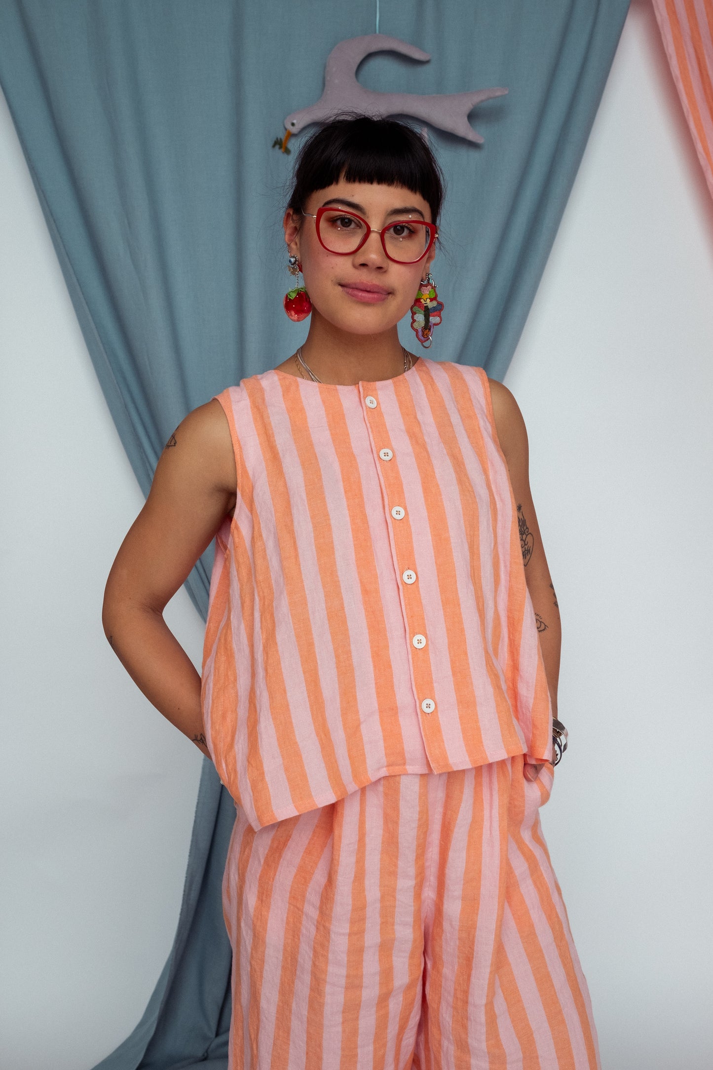 Paloma Smock Top Fruit Salad - Sleeveless