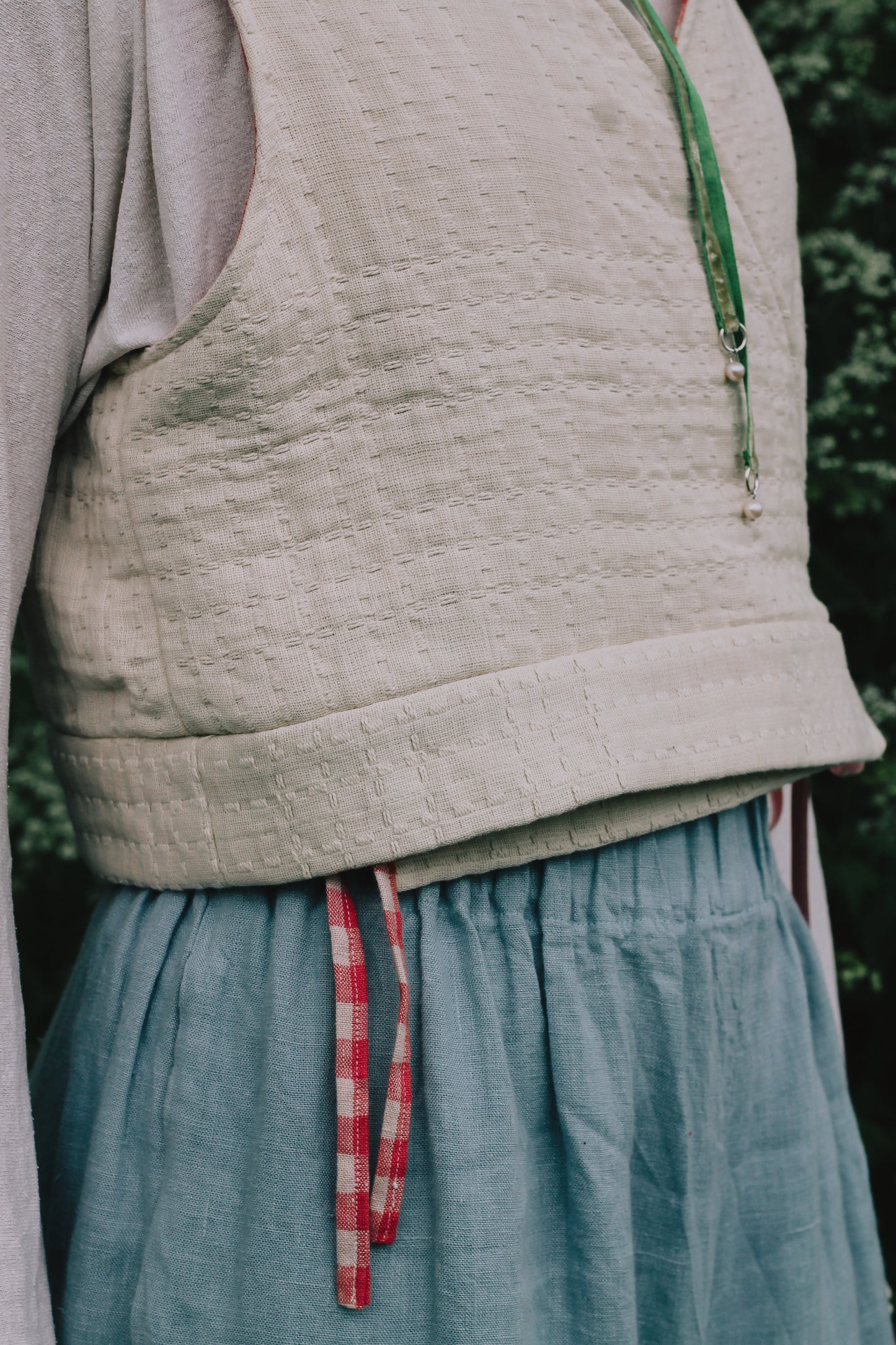 Cloud 9 Vest Almond Quilt