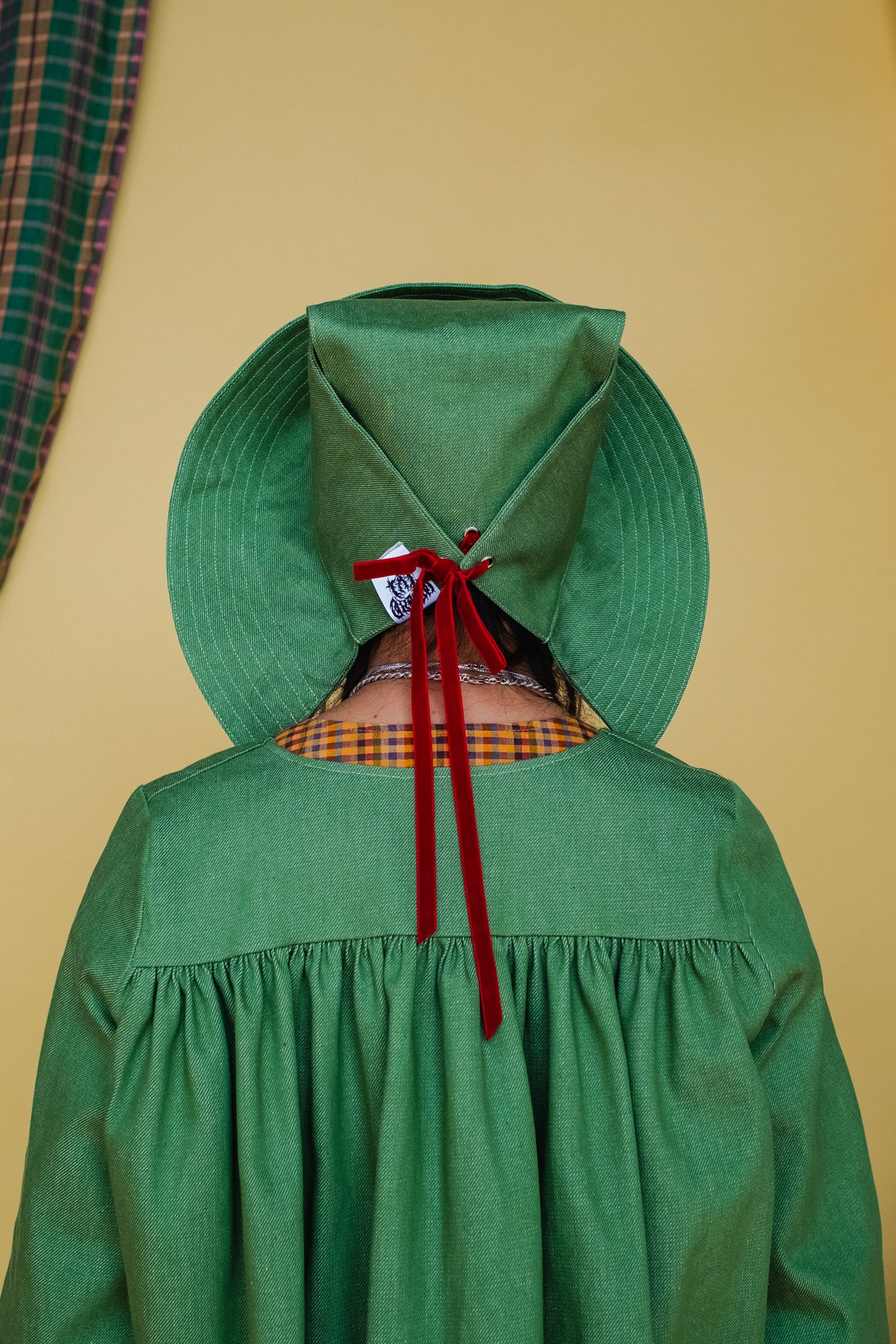 Tapuh x Cat O'Brien Sun Bonnet - Peashoot Denim