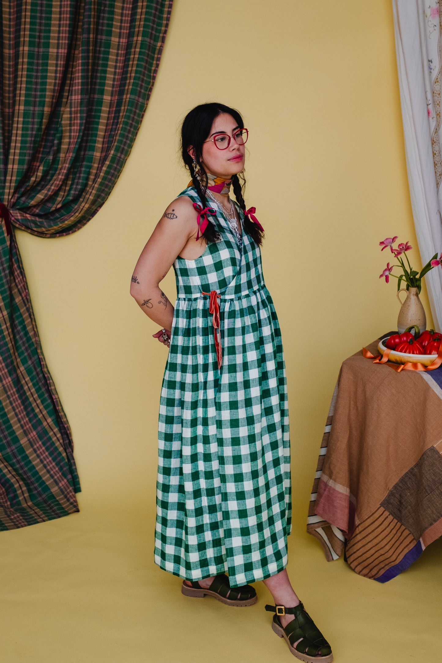 Sleeveless Cloud 9 Dress Picnic Gingham