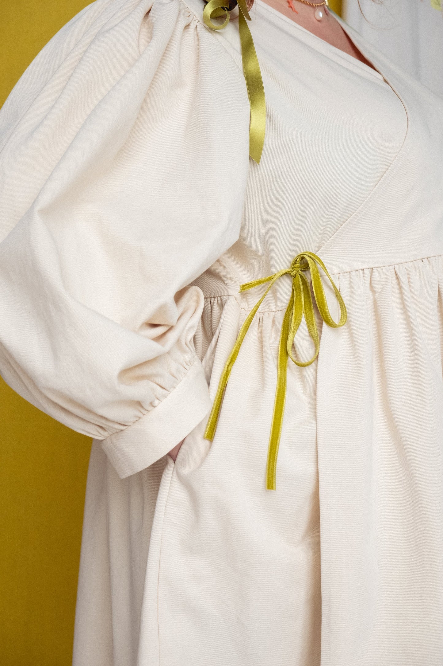 Ready to Ship - FOLKWEAR Cloud 9 Dress Porcelain - Size XXL