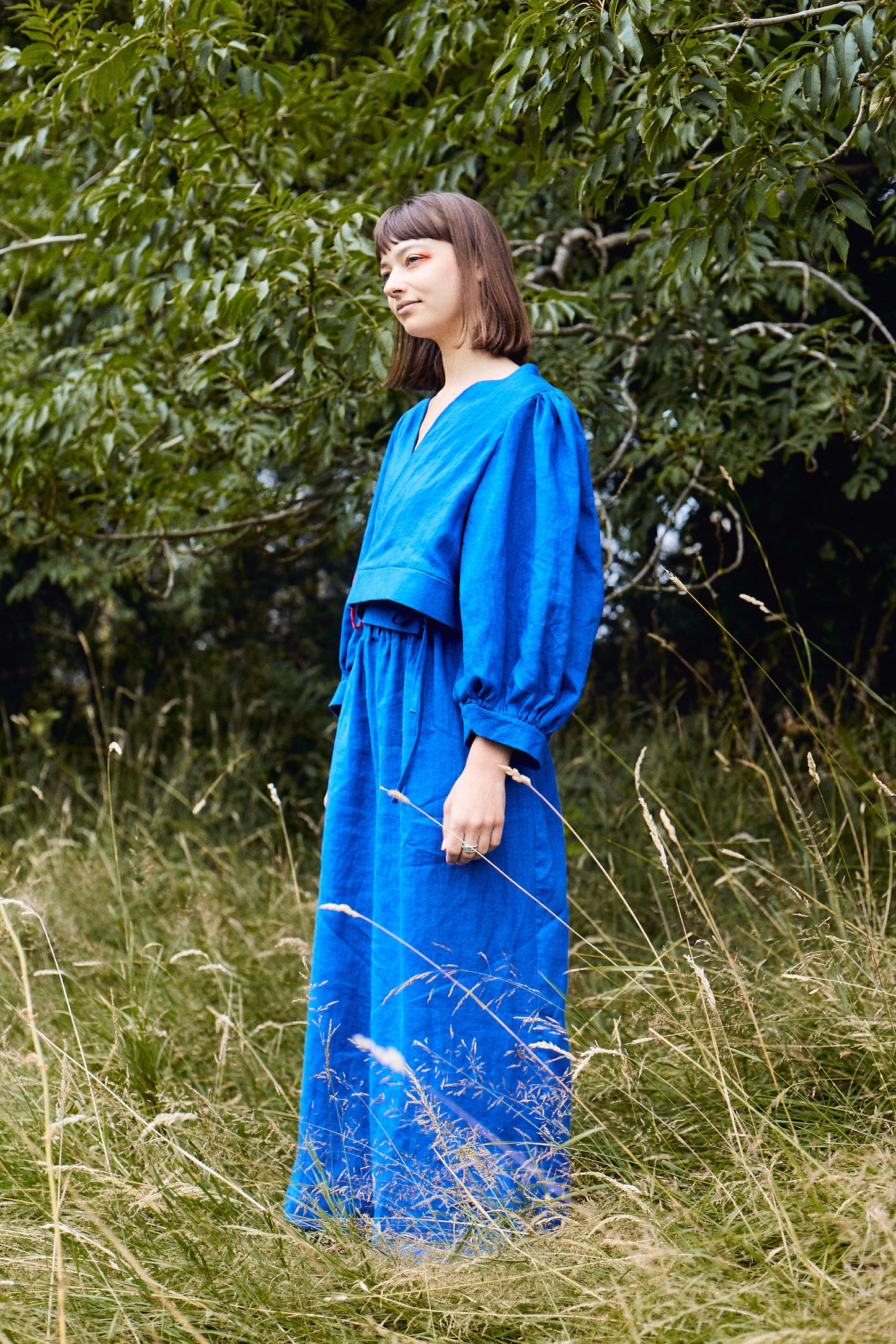 Ready To Ship - Rebecca Trousers Azul, Size L