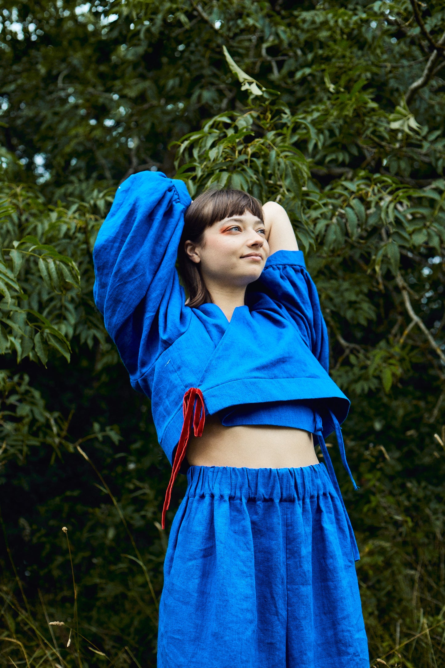 Ready To Ship - Rebecca Trousers Azul, Size L