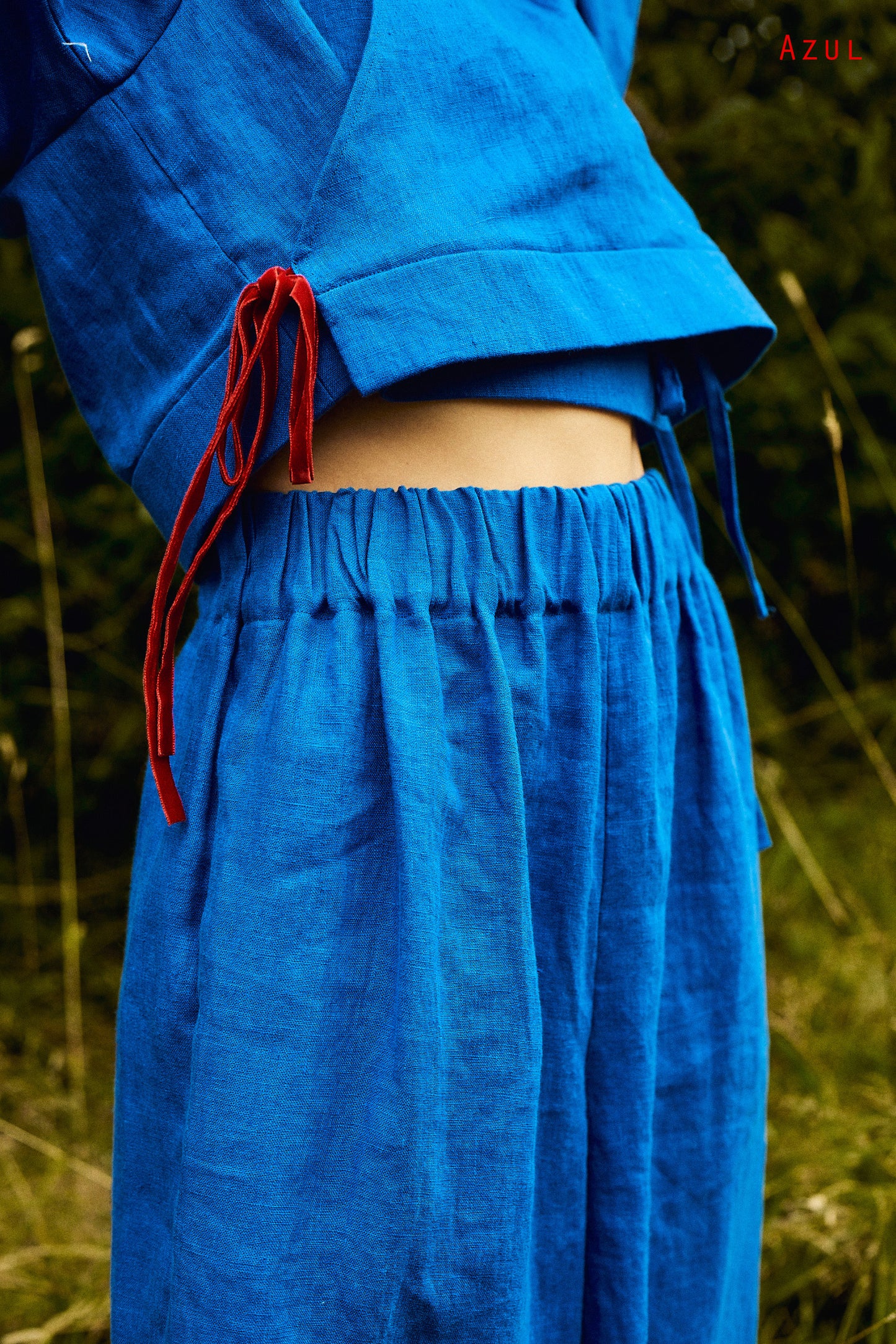 Ready To Ship - Rebecca Trousers Azul, Size L