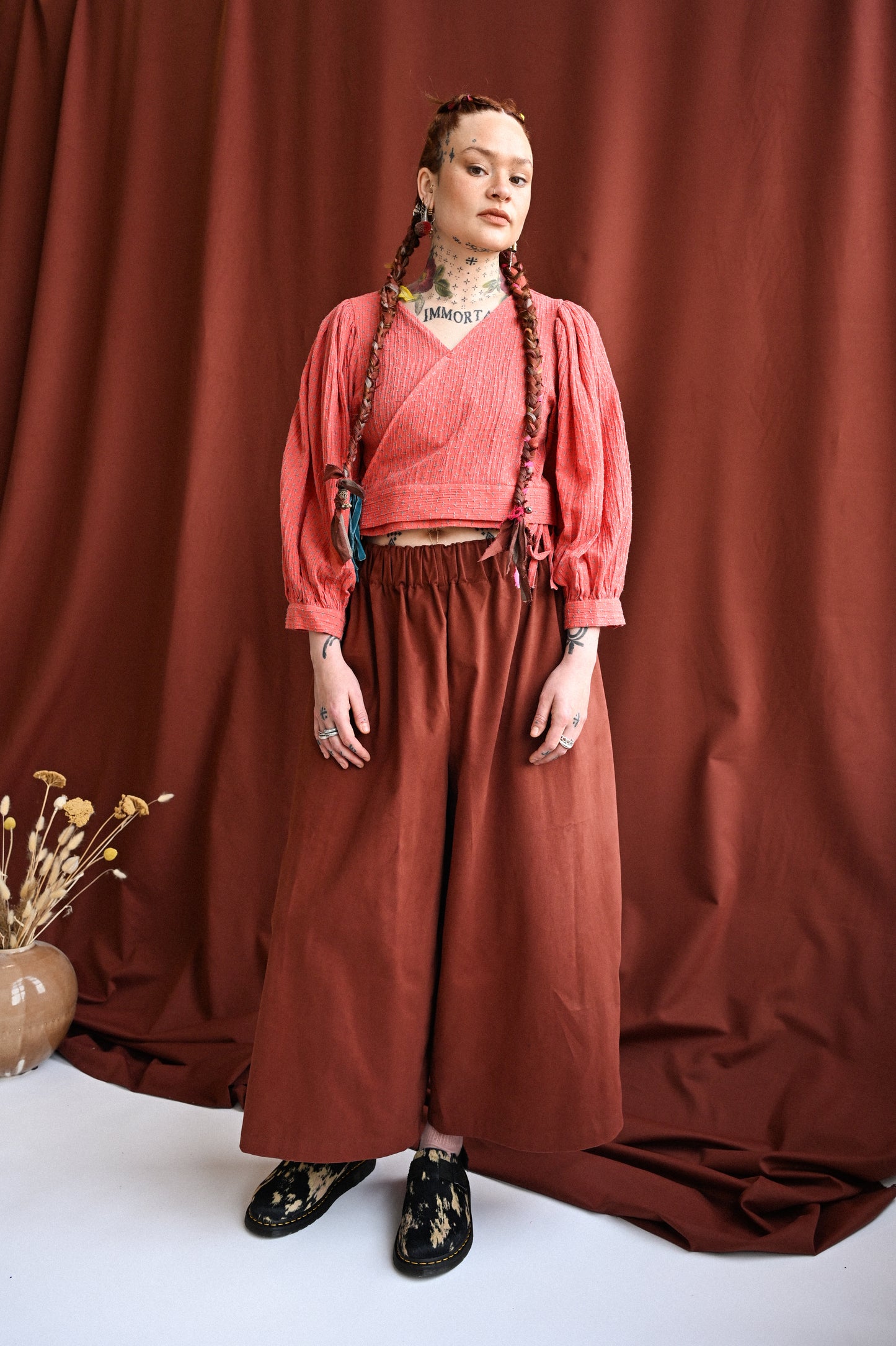 Ready To Ship - Rebecca Trousers Chicory, Size M