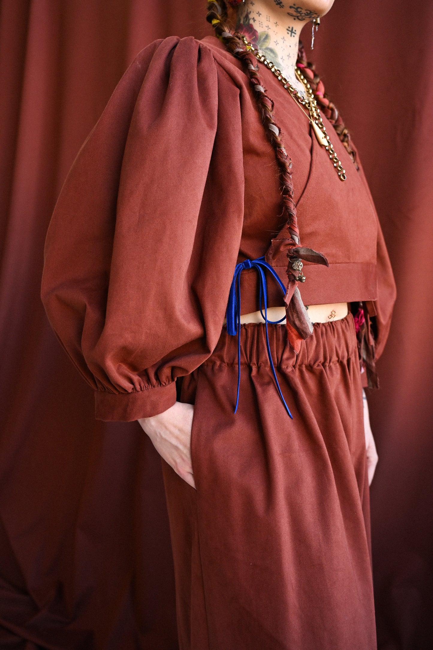 Ready To Ship - Rebecca Trousers Chicory, Size M