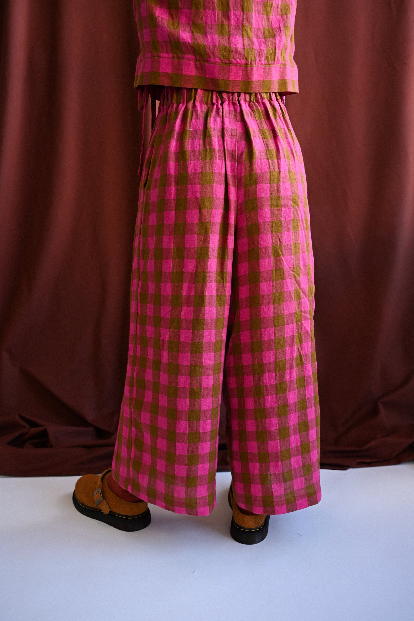 Rebecca Trousers Rhubarb Frangipane