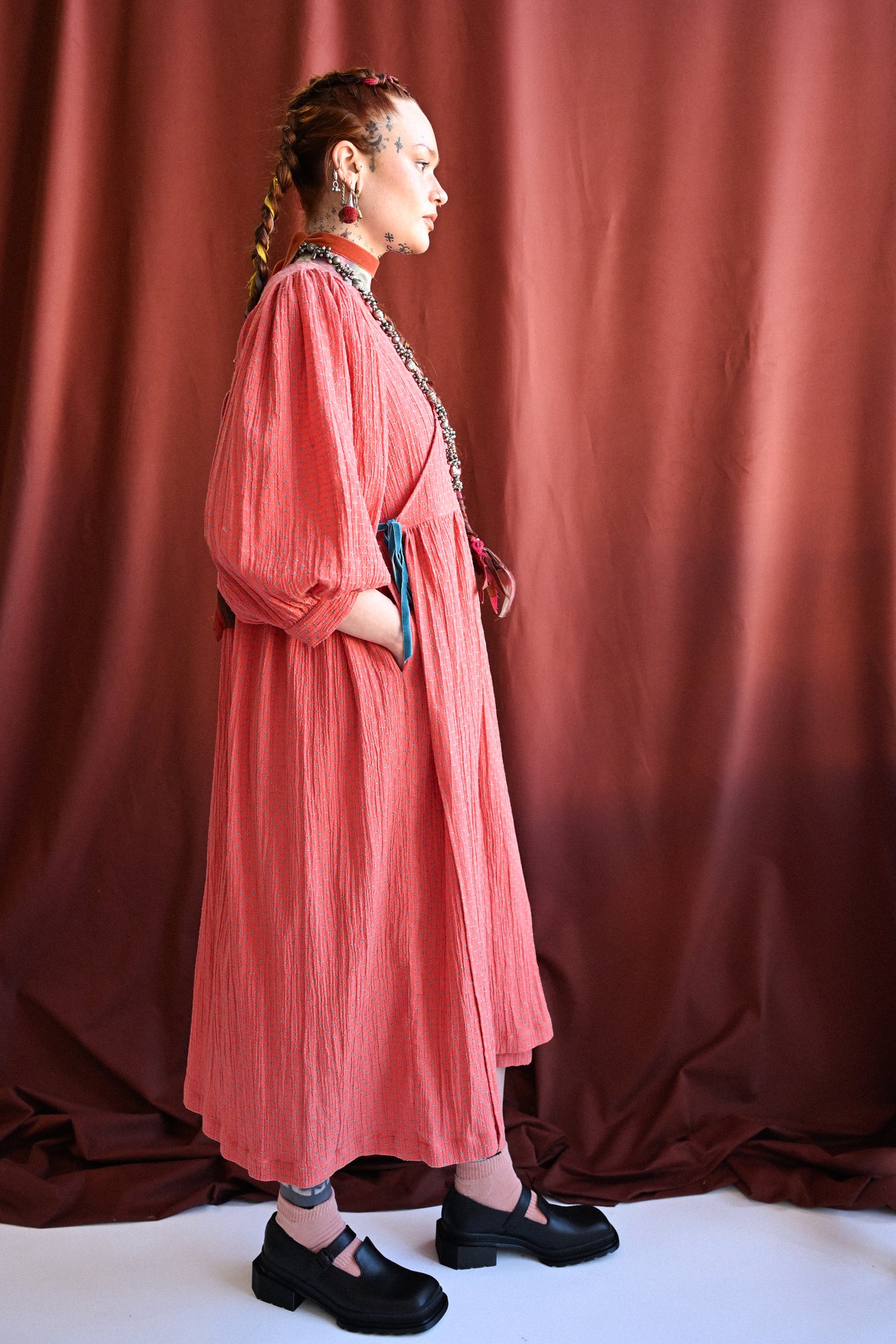 Cloud 9 Dress Dragonfruit Cross