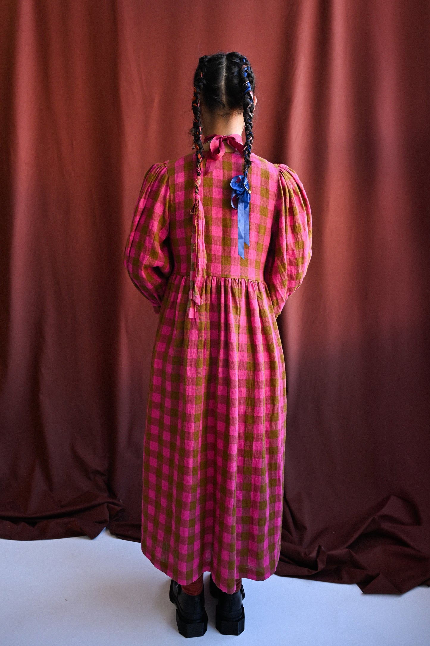 Cloud 9 Dress Rhubarb Frangipane