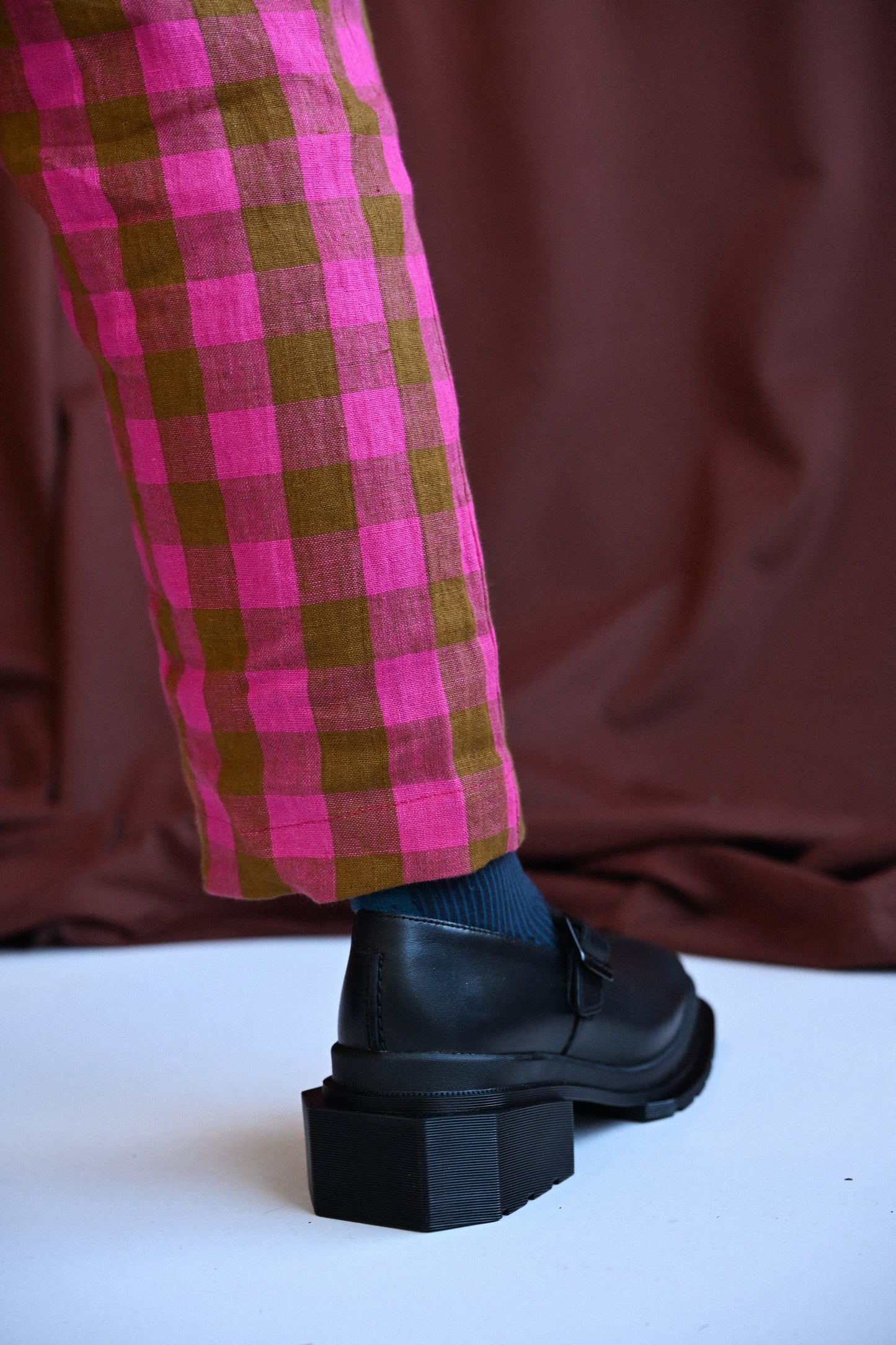 Ready to Ship - Roberta Slacks Rhubarb Frangipane - Size M