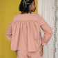 Ready to Ship - FOLKWEAR Paloma Smock Top Bisque - Size L