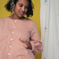 Paloma Smock Top Bisque