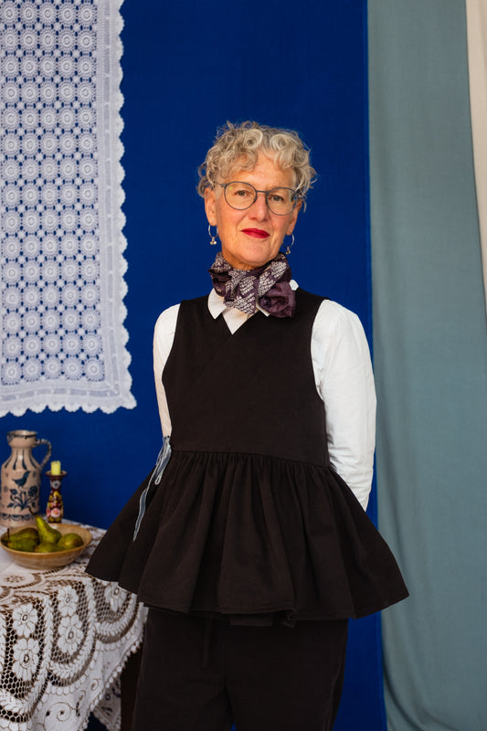 Gathered Sleeveless Cloud 9 Top Nero