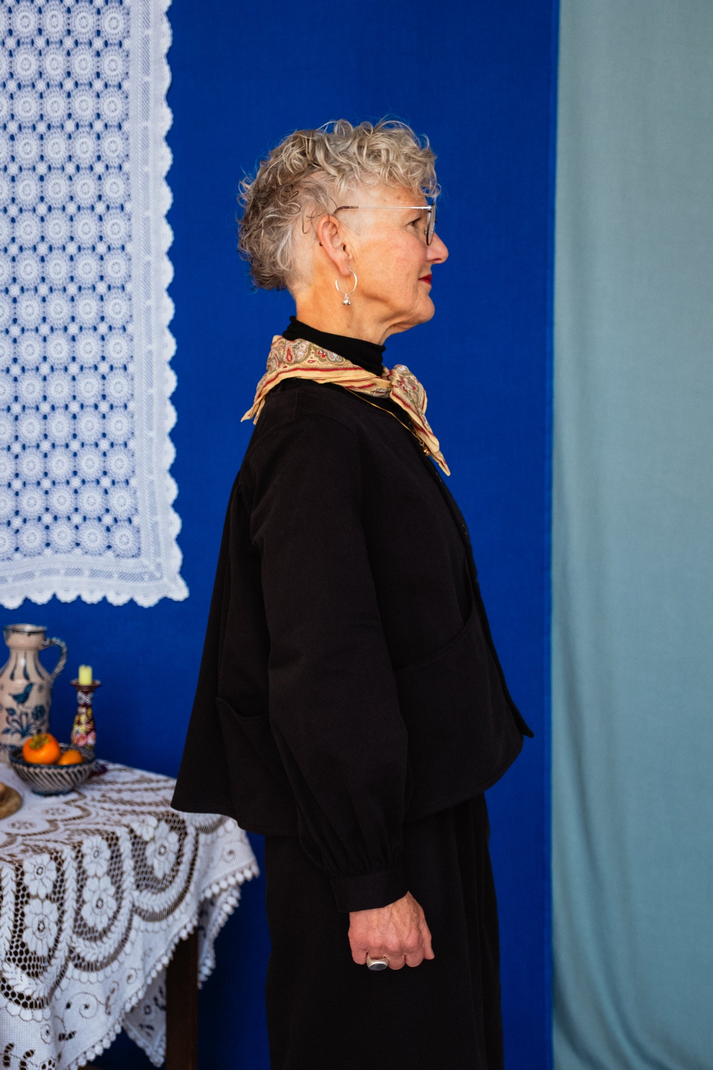 Paloma Smock Top Nero