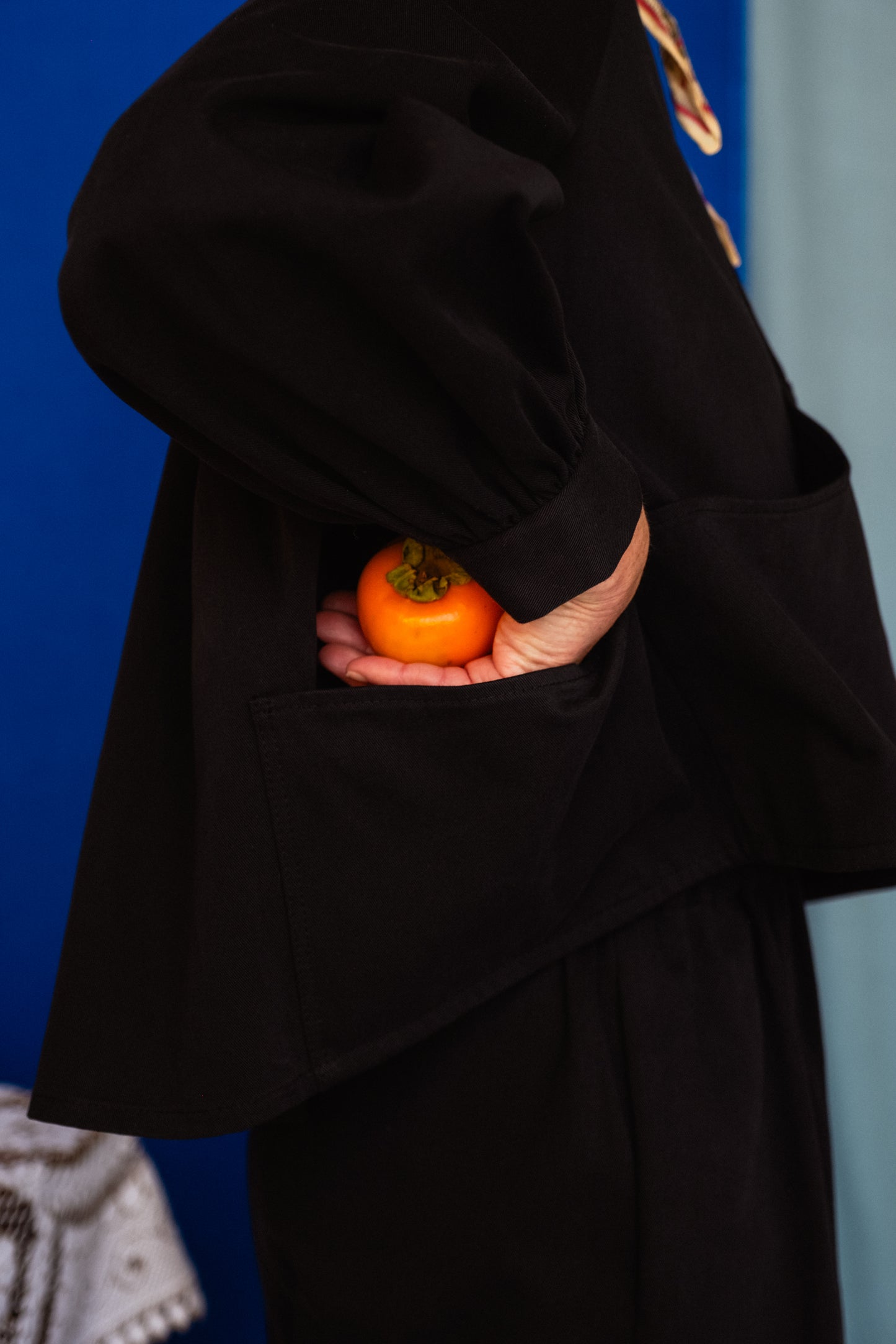 Paloma Smock Top Nero