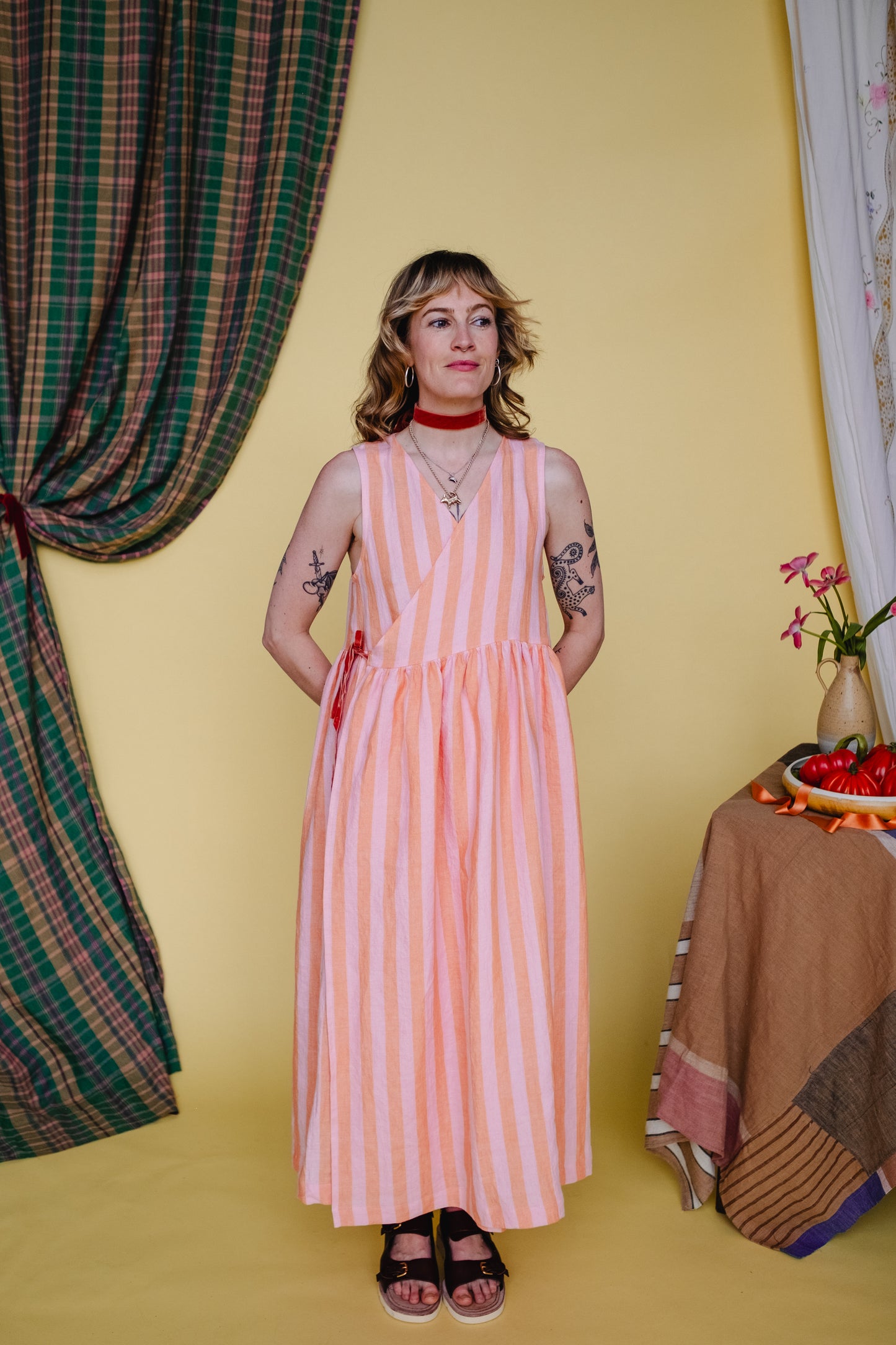 Sleeveless Cloud 9 Dress Fruit Salad