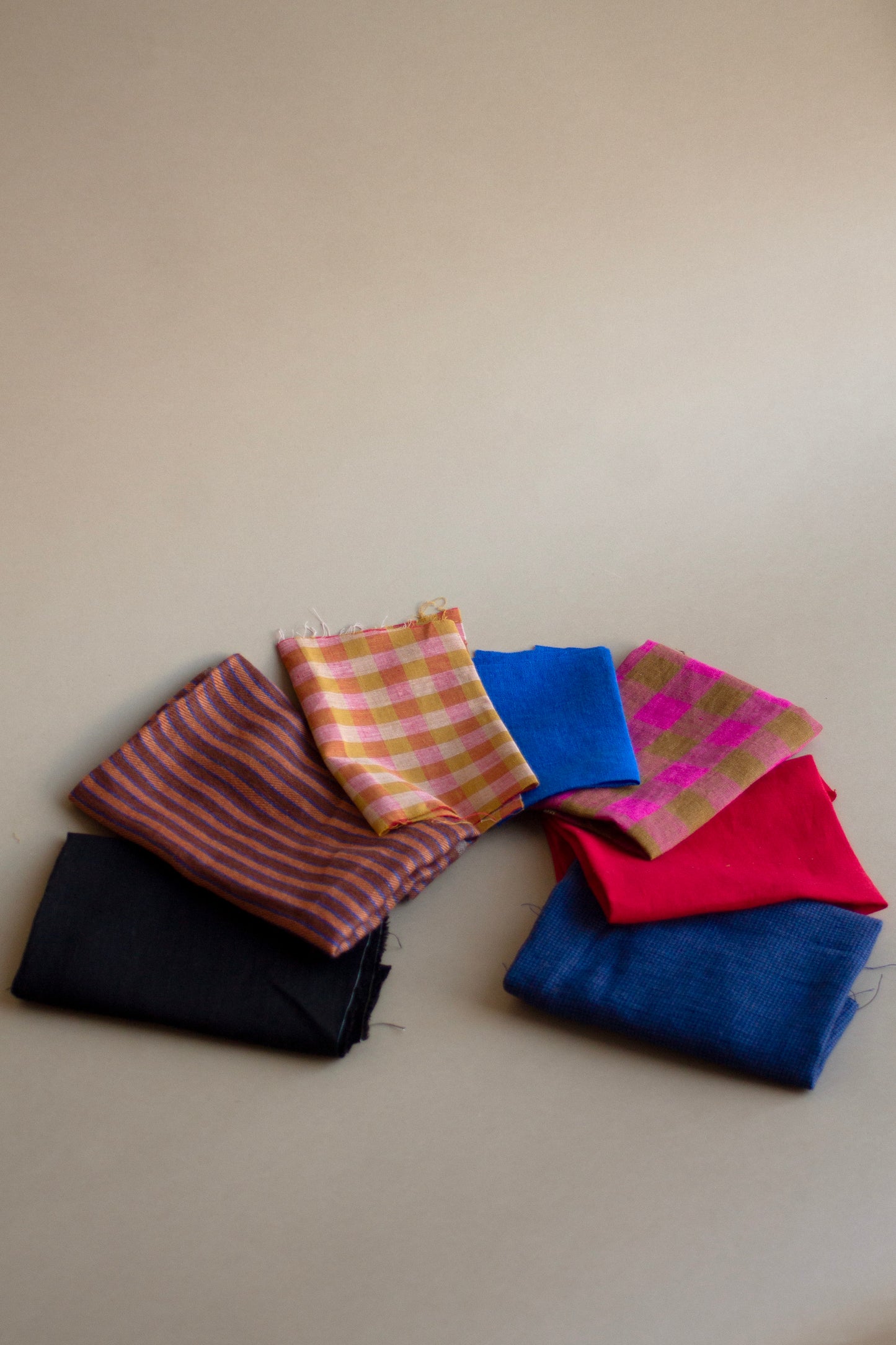 Scrap Bundle - 'Autumn' Linen/Cotton 400g