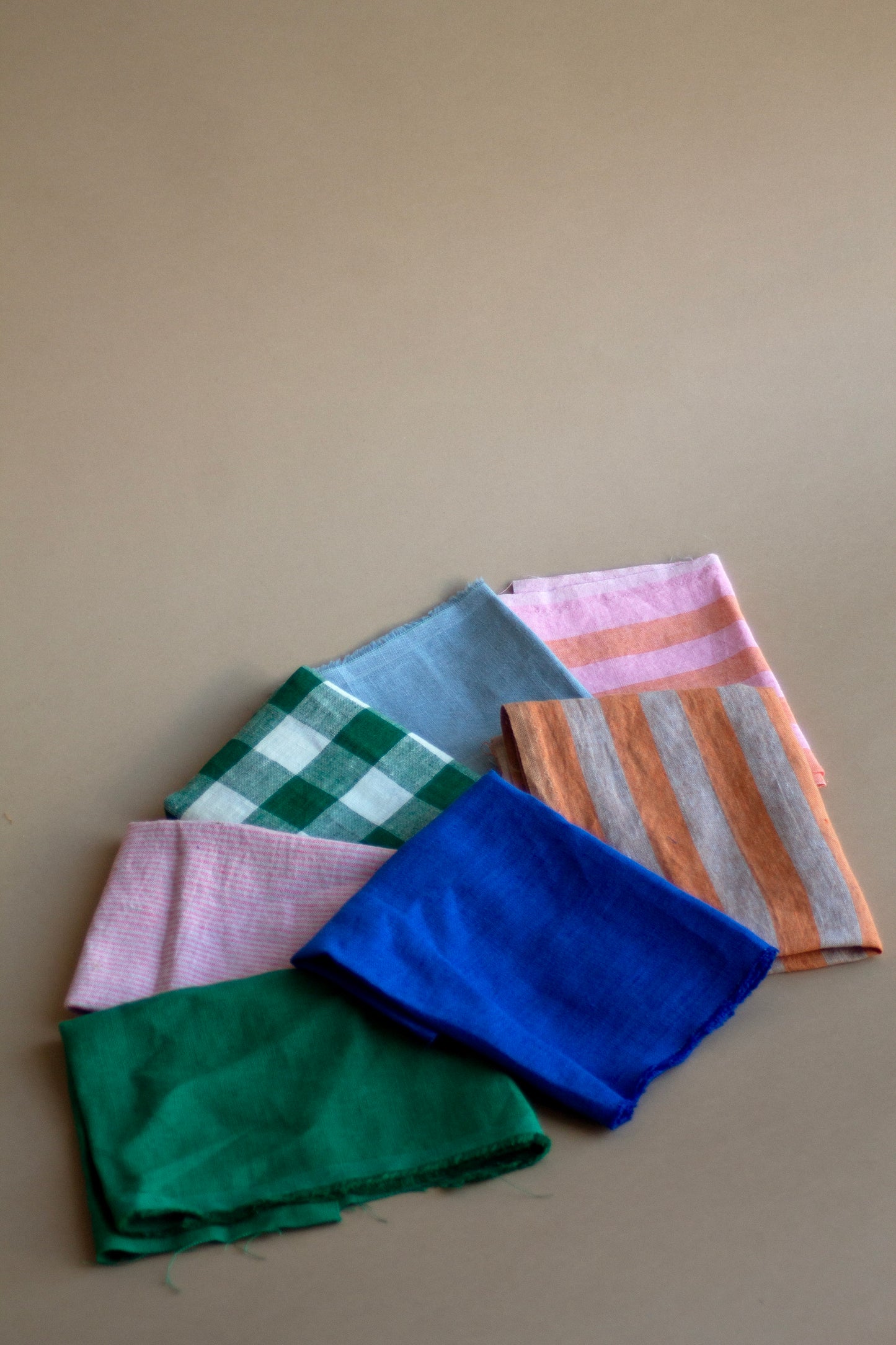 Scrap Bundle - 'Summer' Linen/Cotton 400g