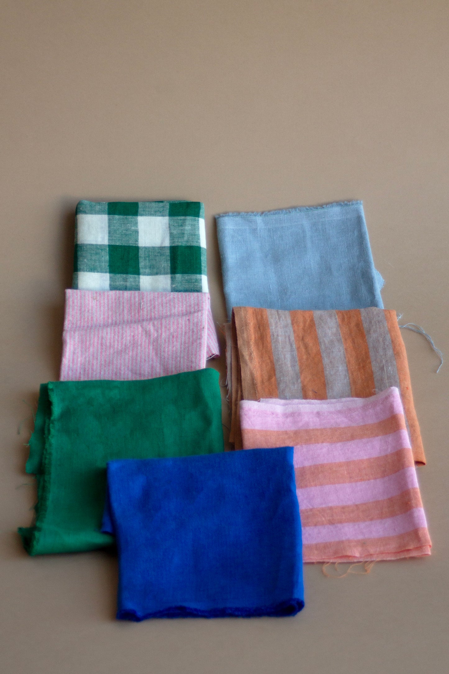 Scrap Bundle - 'Summer' Linen/Cotton 400g