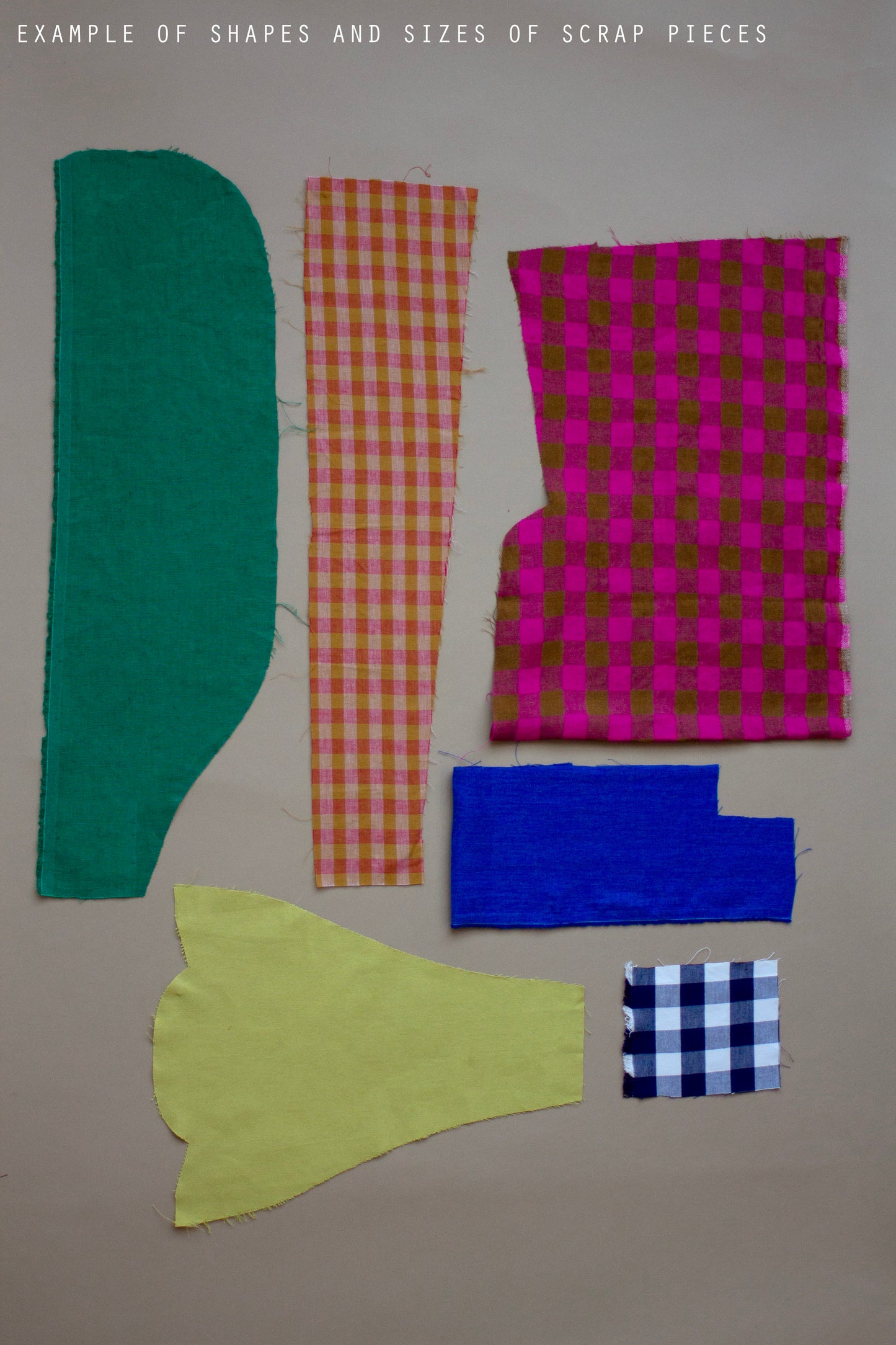 Scrap Bundle - 'Summer' Linen/Cotton 400g