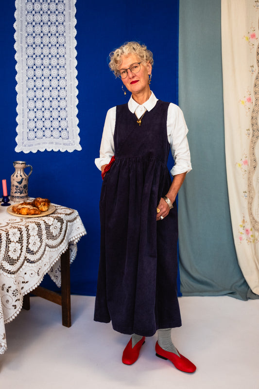 Sleeveless Cloud 9 Dress Midnight Cord