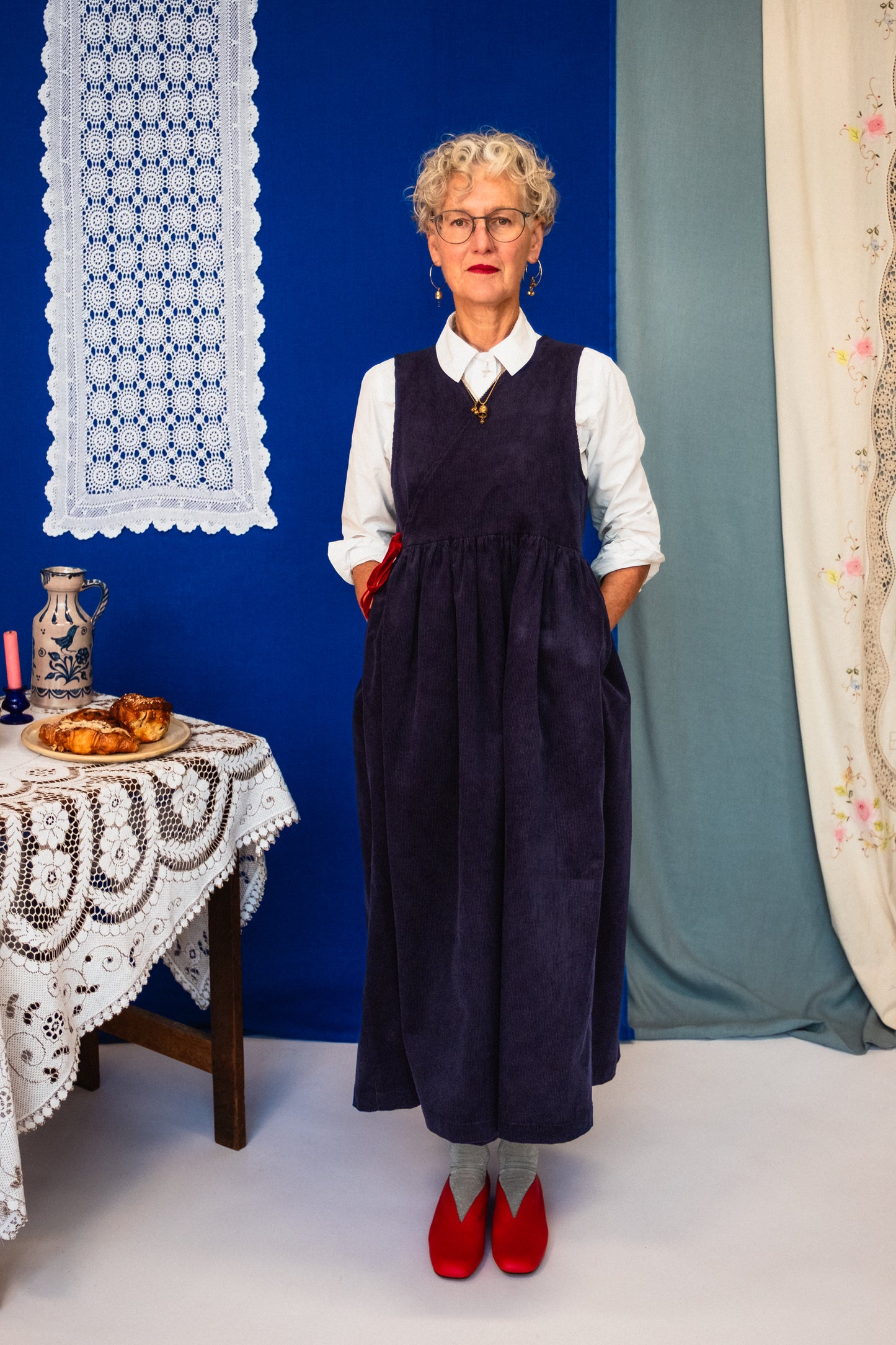 Sleeveless Cloud 9 Dress Midnight Cord