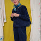 Paloma Smock Top Midnight Cord