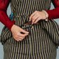 Roberta Slacks Water Mint Stripe
