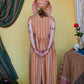 Sleeveless Cloud 9 Dress Satsuma Stripe