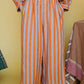 Rebecca Trousers Satsuma Stripe