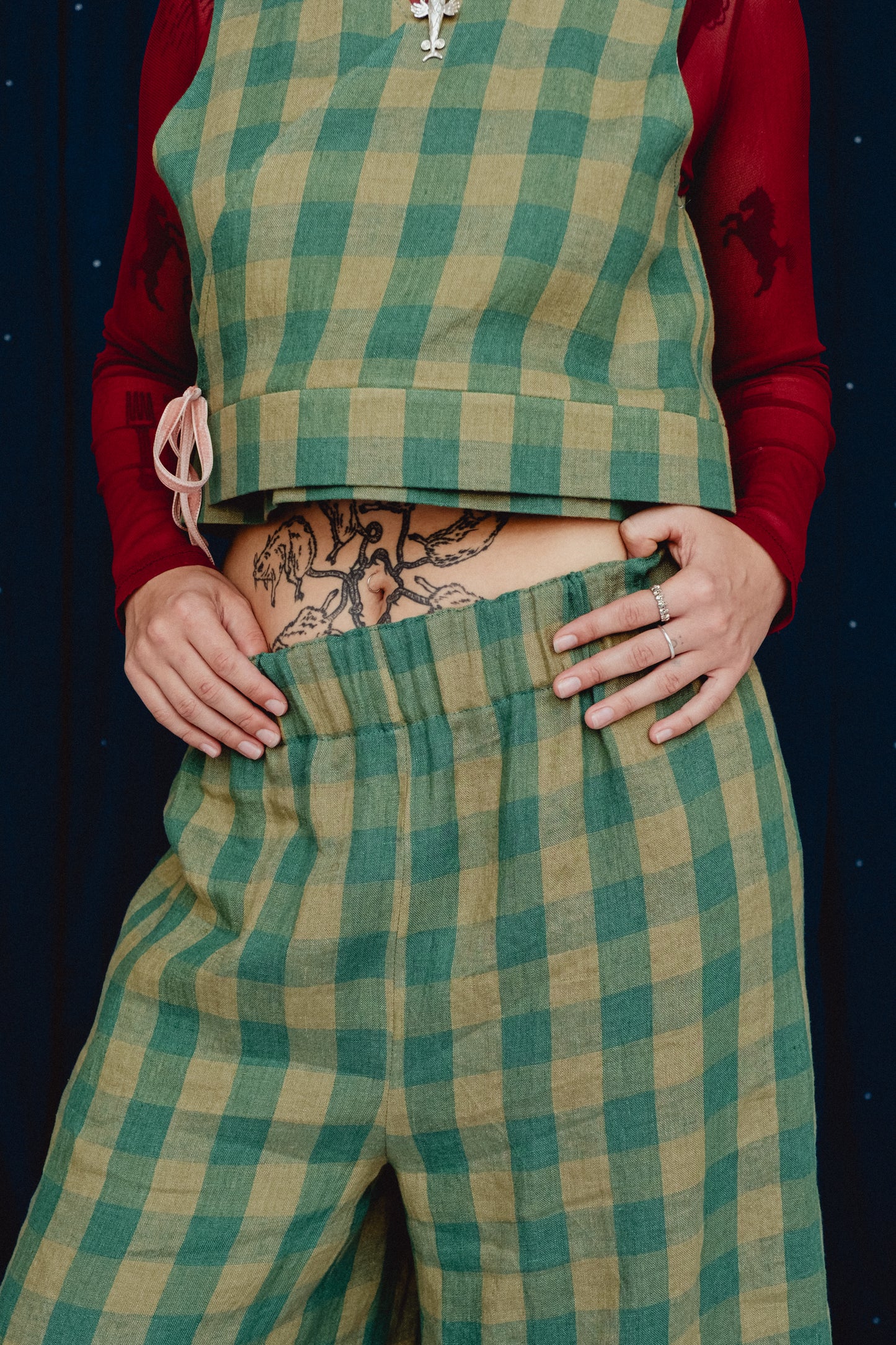Rebecca Trousers Spirulina