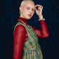 Gathered Sleeveless Cloud 9 Top Spirulina