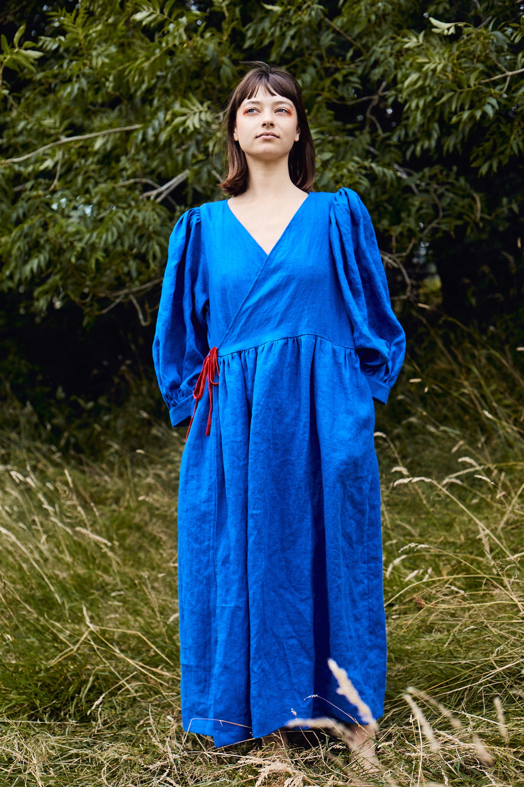 Cloud 9 Dress Azul  Tapuh Clothing