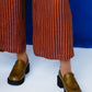 Rebecca Trousers Toasted Cinnamon Stripe
