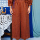 Rebecca Trousers Toasted Cinnamon Stripe