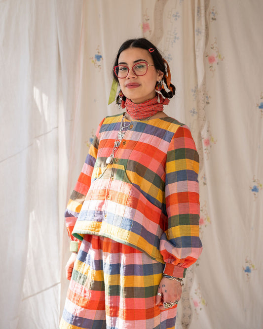 Paloma Smock Top Elmer Quilt