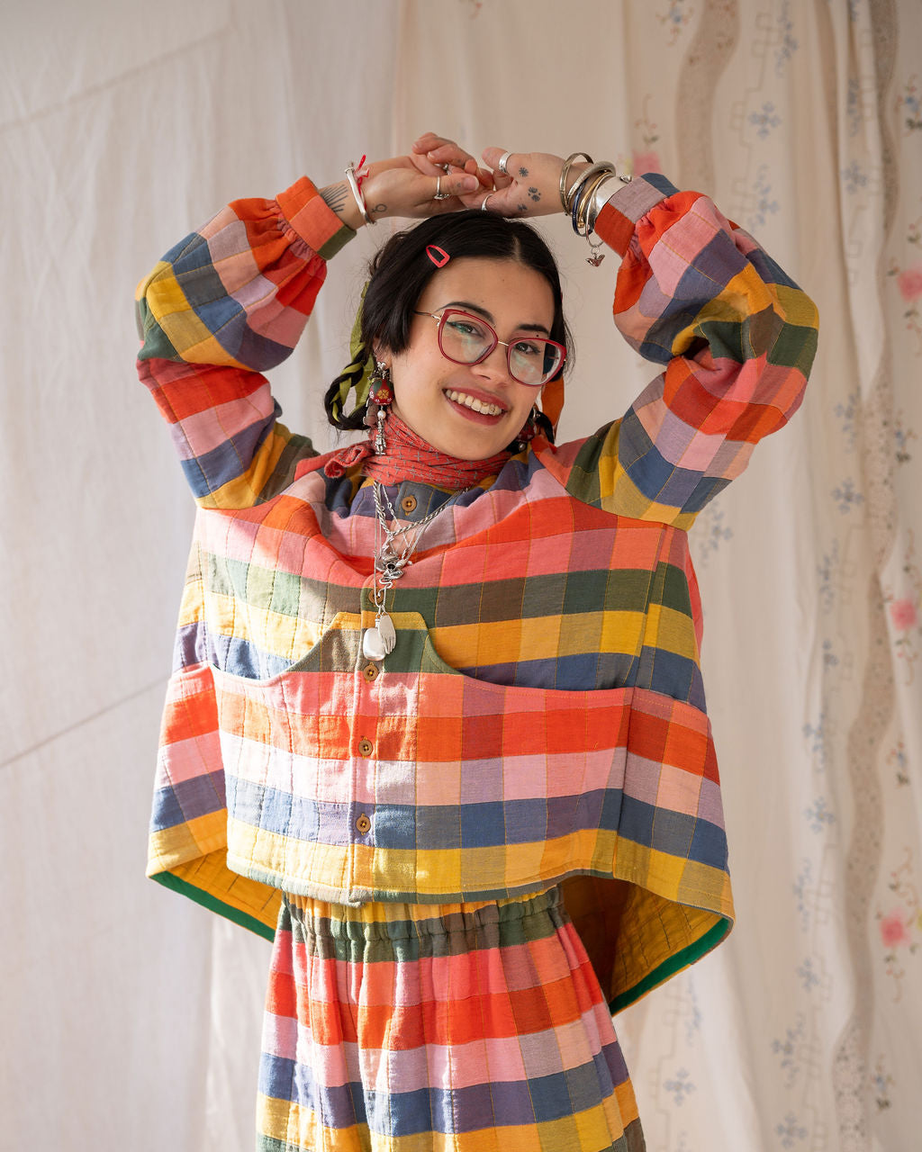 Paloma Smock Top Elmer Quilt