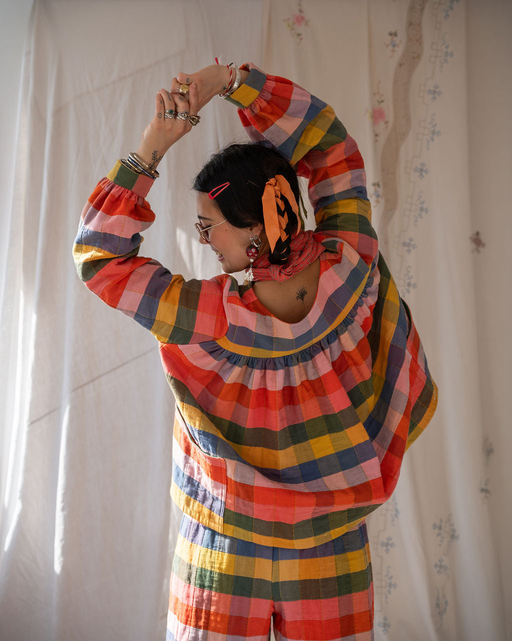 Paloma Smock Top Elmer Quilt