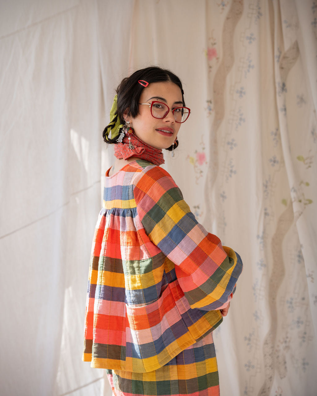 Paloma Smock Top Elmer Quilt